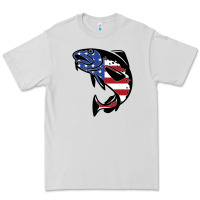Dove Grey american cod fish design fishing lover fisherman usa premium Premium Tee - linhVisuals