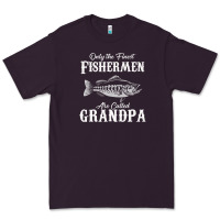 Plum mens only the finest fishermen grandad premium Premium Tee - linhVisuals