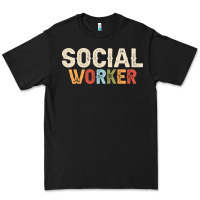Black Social Worker Job Occupation Funny Birthday Premium Tee - linhVisuals