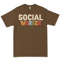 Cacao Social Worker Job Occupation Funny Birthday Premium Tee - linhVisuals
