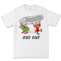 White gus gus Cinderella Premium Tee - linhVisuals