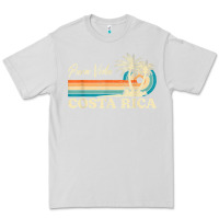 Dove Grey costa rica retro beach vacation costa rica souvenir beach t shirt Premium Tee - linhVisuals