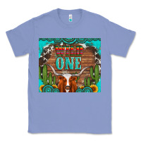 Colony Blue wild one longhorn gemstones cactus and sunflowers Classic Tee - Artiststas