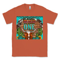 Copper wild one longhorn gemstones cactus and sunflowers Classic Tee - Artiststas
