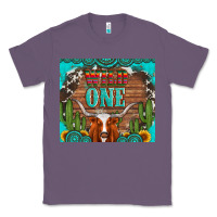 Lavender wild one longhorn gemstones cactus and sunflowers Classic Tee - Artiststas