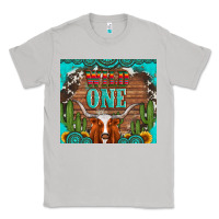 Moon Dust wild one longhorn gemstones cactus and sunflowers Classic Tee - Artiststas