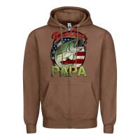 Chestnut reel cool papa fishing Zipper Hoodie - Jasminsmagicworld