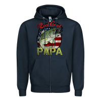 Navy reel cool papa fishing Zipper Hoodie - Jasminsmagicworld