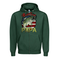 Sports Green reel cool papa fishing Zipper Hoodie - Jasminsmagicworld