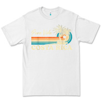 White costa rica retro beach vacation costa rica souvenir beach t shirt Premium Tee - linhVisuals