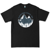 Black bainbridge island wa mountains hiking climbing camping Premium Tee - linhVisuals