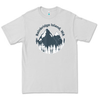 Dove Grey bainbridge island wa mountains hiking climbing camping Premium Tee - linhVisuals