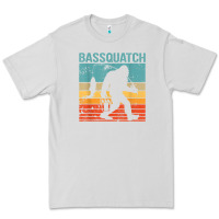 Dove Grey bassquatch! funny bigfoot fishing outdoor retro Premium Tee - linhVisuals