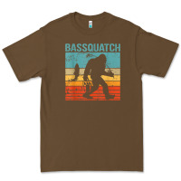 Cacao bassquatch! funny bigfoot fishing outdoor retro Premium Tee - linhVisuals