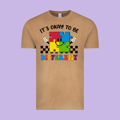 It's Okay To Be Different Vintage Tee Designed By Cowhidedigitalart