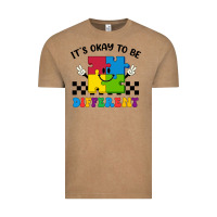 Vintage Coffee It's Okay To Be Different Vintage Tee - CowhideDigitalArt