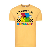 Vintage Mustard It's Okay To Be Different Vintage Tee - CowhideDigitalArt