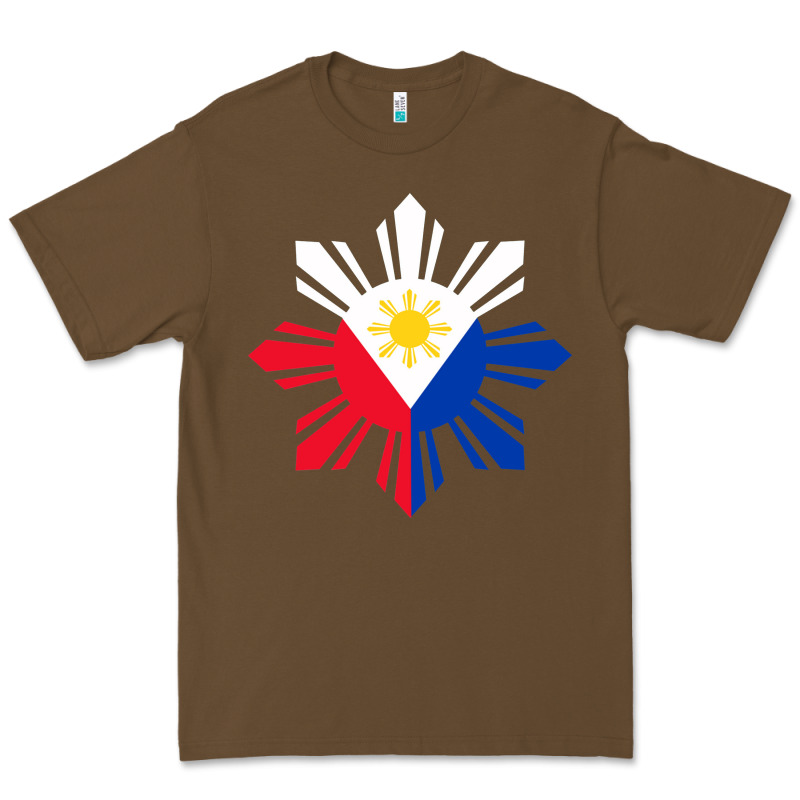 Philippine Flag Hoodie Pinoy Flag Filipino Shirt Pinoy Sun Premium Tee by linhVisuals | Teevron