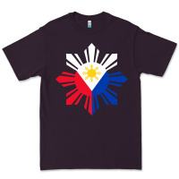 Plum philippine flag hoodie pinoy flag filipino shirt pinoy sun Premium Tee - linhVisuals