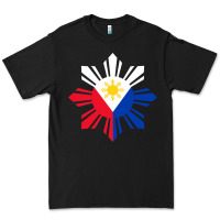 Black philippine flag hoodie pinoy flag filipino shirt pinoy sun Premium Tee - linhVisuals