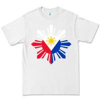 White philippine flag hoodie pinoy flag filipino shirt pinoy sun Premium Tee - linhVisuals