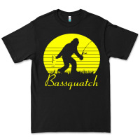 Black bassquatch bigfoot Premium Tee - linhVisuals