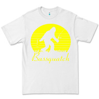 White bassquatch bigfoot Premium Tee - linhVisuals