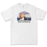 White breckenridge colorado x co flag mountain peak raglan baseball tee Premium Tee - linhVisuals