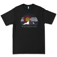 Black breckenridge colorado x co flag mountain peak raglan baseball tee Premium Tee - linhVisuals