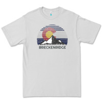 Dove Grey breckenridge colorado x co flag mountain peak raglan baseball tee Premium Tee - linhVisuals