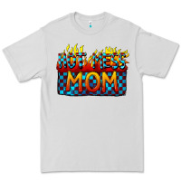 Dove Grey Hot mess mom Mother's Day Premium Tee - FaDigitalArtStudio