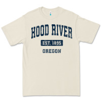 Bone hood river oregon or vintage sports established navy design t shirt Premium Tee - linhVisuals