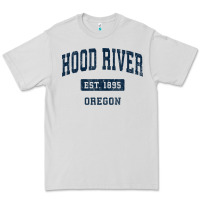 Dove Grey hood river oregon or vintage sports established navy design t shirt Premium Tee - linhVisuals