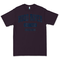 Plum hood river oregon or vintage sports established navy design t shirt Premium Tee - linhVisuals