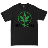 Black healthcare thc marijuana cannabis medical Premium Tee - linhVisuals