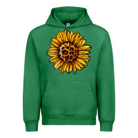 Emerald sunflower leopard Urban Hoodie - Jasminsmagicworld