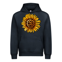 Navy sunflower leopard Urban Hoodie - Jasminsmagicworld