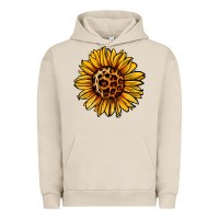 Pigment French Oak sunflower leopard Urban Hoodie - Jasminsmagicworld