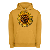 Pigment Peanut Butter sunflower leopard Urban Hoodie - Jasminsmagicworld