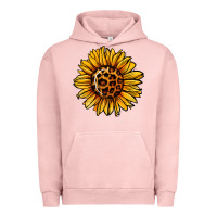Pigment Salmon sunflower leopard Urban Hoodie - Jasminsmagicworld