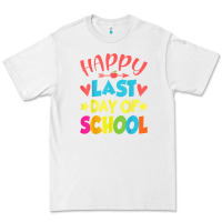 White happy last day of school teacher boys girls school last day Premium Tee - linhVisuals
