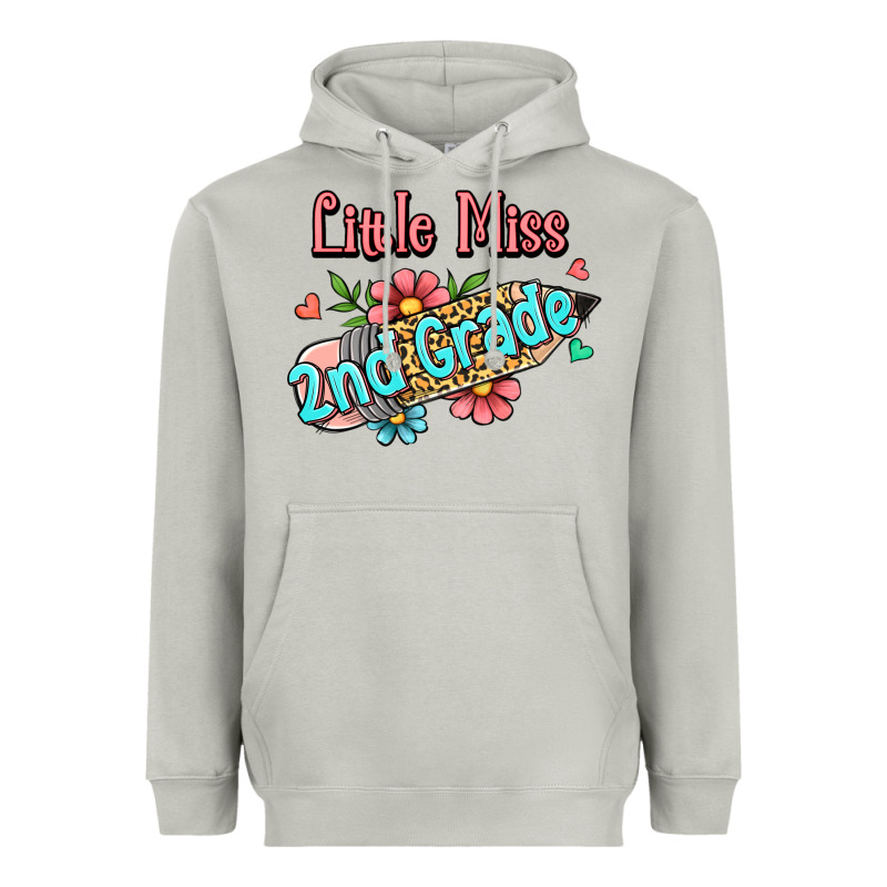 Little Miss Second Grade Heavyweight Hoodie by Jasminsmagicworld | Teevron