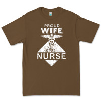 Cacao my husband is a nurse im a proud wife of a nurse Premium Tee - linhVisuals