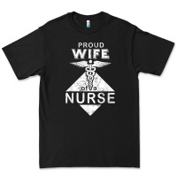 Black my husband is a nurse im a proud wife of a nurse Premium Tee - linhVisuals