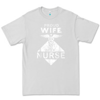 Dove Grey my husband is a nurse im a proud wife of a nurse Premium Tee - linhVisuals