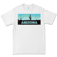 White arizona shirt   saguaro cactus desert landscape t shirt Premium Tee - linhVisuals