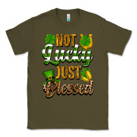 Army Green St. Patrick's Not lucky just blessed Classic Tee - OliviaCreatesArt