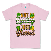 Bubblegum Pink St. Patrick's Not lucky just blessed Classic Tee - OliviaCreatesArt
