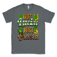 Charcoal Heather St. Patrick's Not lucky just blessed Classic Tee - OliviaCreatesArt