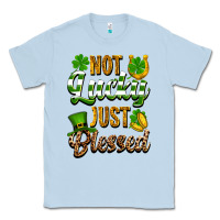 Dusty Blue St. Patrick's Not lucky just blessed Classic Tee - OliviaCreatesArt